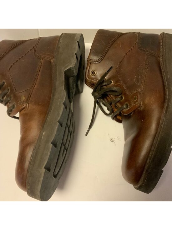 Vintage men\'s Clark’s men’s Brown Leather ankle boots sz 8 main image 7
